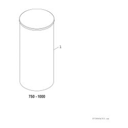 BOSCH Pufferspei. STORA BH 750-6 PN6 1 B für Wärmepumpen, 1820x1030, 750L, silber... JUNKERS-7735501617 4057749556134 (Abb. 1)