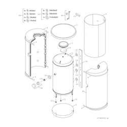 BOSCH Pufferspei. STORA BS 1000-6 ER 1 B 2295x1030, 965L, silber, Solarwärmetaus.... JUNKERS-7735501628 4057749556240 (Abb. 1)