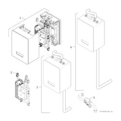 BOSCH Zubehör Frischwasserstationen SZ10 Mischventilset SZ10 für Flow Fresh FF 20... JUNKERS-7735600332 4057749377760 (Abb. 1)