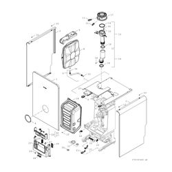 BOSCH Gas-Brennwertgerät, Kompaktmodul Condens GC5300i WM 24/100S 23... JUNKERS-7738101040 4062321394585 (Abb. 1)