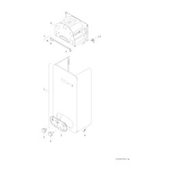 BOSCH Gas-Durchlaufwarmwasserbereiter Therm 4300 T4304 11 23, 655x310x225... JUNKERS-7736506254 4062321492878 (Abb. 1)