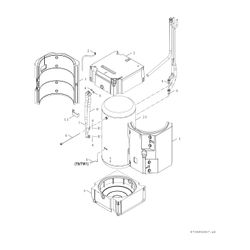 BOSCH Hydraulikeinheit AWM 9 Stücklistenkomponente Monobl.-Wärmepumpe... JUNKERS-8738209119 4057749333995 (Abb. 1)