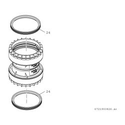 BOSCH Abgaszubehör FC-FO110 Verbindungskupplung, d:110mm, flexibel... JUNKERS-7738112695 4057749831057 (Abb. 1)