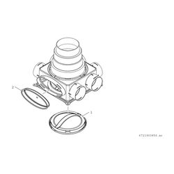 BOSCH Zubehör Wohnungslüftung VK 125-B Luftverteilkasten Kunststoff 1-lagig... JUNKERS-7738100818 4057749438652 (Abb. 1)