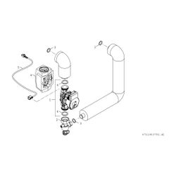 BOSCH Hybrid-Komponente HF-HY-BY25 Rohrgruppe Hybrid Bypass... JUNKERS-8732932713 4062321233044 (Abb. 1)