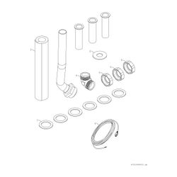 BOSCH Zubehör f. Solewärmepumpen DHW-Kit Anschlussset für Warmwasserspeicher... JUNKERS-8738211267 4062321070069 (Abb. 1)