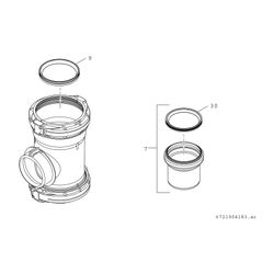 BOSCH Abgaszubehör FC-Set110-C(14)3x Erweiterungsbausatz C(14)3x, d:110mm... JUNKERS-7738113185 4062321290153 (Abb. 1)