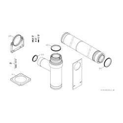 BOSCH Abgaszubehör FC-Set110-C(13)3x Erweiterungsbausatz C(13)3x, d:110/160mm... JUNKERS-7738113098 4062321260378 (Abb. 1)