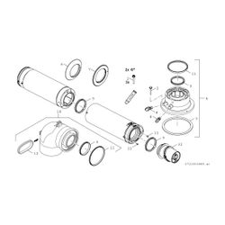 BOSCH Abgaszubehör FC-Set60-C13x Grundpaket waagerecht d:60/100 mm... JUNKERS-7738112496 4057749694522 (Abb. 1)