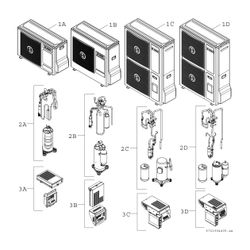 BOSCH Luft/Wasser-Wärmepumpe Compress CS3400iAWS 10 OR-S, Split, einphasig,R32... JUNKERS-8750722683 4062321403690 (Abb. 1)