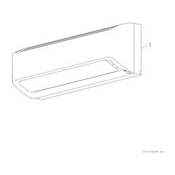 BOSCH Klimagerät CLC8001i-W 25 E, Split Inneneinheit, 2,5 kW, Coanda Air Flow... JUNKERS-7733701639 4062321324230 (Abb. 1)