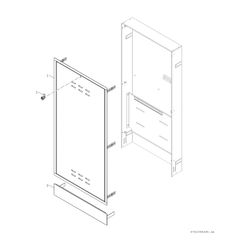 BOSCH Zubehör für Wohnungsstationen Unterputzschrank lang für F7001/2 35 S... JUNKERS-7735600619 4062321450687 (Abb. 1)