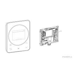 BOSCH Fernbedienung RT 800 für UI800 farbiges Touch-Bediendisplay... JUNKERS-7738112947 4062321498580 (Abb. 1)