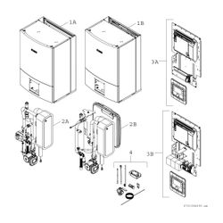 BOSCH Luft/Wasser-Wärmepumpe Compress CS3400iAWS 10 B, Inneneinheit bivalent... JUNKERS-8738212151 4062321544294 (Abb. 1)