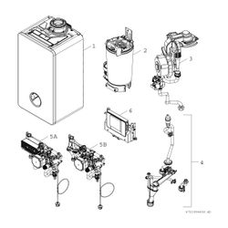 Junkers Bosch Gas-Brennwertgerät GC5300iW 14 P 23 inklusive Ausdehnungsgefäß, wandh... JUNKERS-7736902765 4062321818098 (Abb. 1)