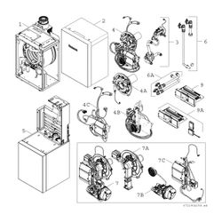 BOSCH Installationszubehör ASHK BCSi Anschluss-Set links/rechts für OC8000iFM... JUNKERS-8732928126 4062321318567 (Abb. 1)