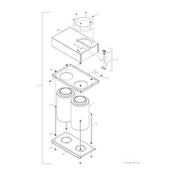 BOSCH Sonstiges Zubehör für Gas-Kessel Luftfilter Ersatz zu GC7000F 75-300 kW... JUNKERS-7736602656 4057749554352 (Abb. 1)