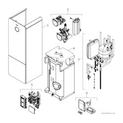 Junkers Bosch Luft/Wasser-Wärmepumpe Compress CS6800iAW 12 M, Inneneinheit mit Spei... JUNKERS-8738212416 4062321641078 (Abb. 1)