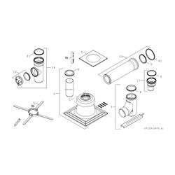 BOSCH Abgaszubehör FC-Set110-B53 Grundbausatz B53 Edelstahl d:110mm hint.... JUNKERS-7738113177 4062321260446 (Abb. 1)