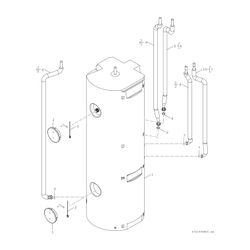 Junkers Bosch Wärmepumpenspeicher SWDP 300-2 O 2 C Edelstahlspeicher 291l, 1838x600... JUNKERS-7716842675 4062321707309 (Abb. 1)