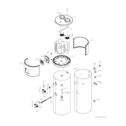 BOSCH Warmwasser-Wärmepumpe CS5001 DW 260 Compress 5000 DW, 2010x630x630... JUNKERS-7738340429 4062321590345 (Abb. 1)