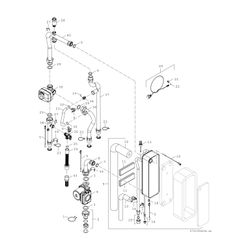 BOSCH Luft/Wasser-Wärmepumpe Compress CS3400iAWS 10 B, Inneneinheit bivalent... JUNKERS-8738212151 4062321544294 (Abb. 1)