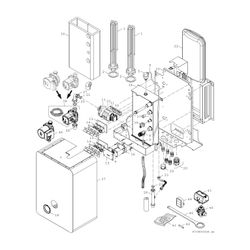 BOSCH Elektro-Heizkessel TH 3500 18 wandhängend, 756x467x303, 18kW, 6-stufig... JUNKERS-7738504986 4062321437282 (Abb. 1)