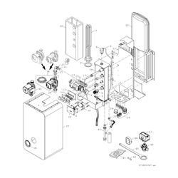 BOSCH Elektro-Heizkessel TH 3500 12 wandhängend, 756x384x303, 12kW, 3-stufig... JUNKERS-7738504984 4062321437268 (Abb. 1)