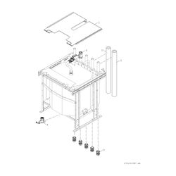 BOSCH integrierbarer Pufferspeicher 50L 590x585x640, Unterkomponente CS7800i LW... JUNKERS-8738211720 4062321357306 (Abb. 1)