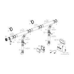 BOSCH Abgaszubehör FC-CS104 DN 110/DN 125 Set Abgaskaskade mit CO-Sensor und UX15... JUNKERS-7739622313 4062321726058 (Abb. 1)