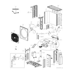 Junkers Bosch Multisplit-Klimagerät CL5000M 105/4 E, 10,5kW Außeneinheit 810x946x41... JUNKERS-7733701937 4062321592158 (Abb. 1)