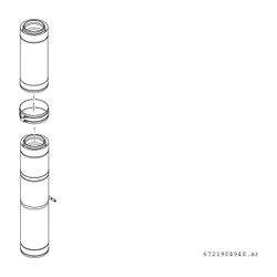 BOSCH Abgaszubehör AZB 1042 Dachdurchführung d:160/225 mm... JUNKERS-7746900991 4047416139463 (Abb. 1)