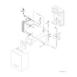 BOSCH Zubehör Frischwasserstationen SZ 7 Zirkulationsstrang für Flow Fresh FF 20... JUNKERS-8718592384 4054925157314 (Abb. 1)