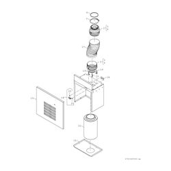 BOSCH Sonstiges Zubehör für Gas-Kessel Luftfilter Set zu GC7000F 75-300 kW... JUNKERS-7736602654 4057749554338 (Abb. 1)