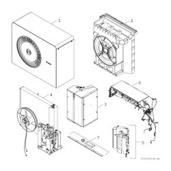 Junkers Bosch Monoblock-Außeneinheit AW 10 OR-T Baureihe CS5800/6800i AW, 1050x1350... JUNKERS-8738213467 4062321723200 (Abb. 1)