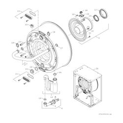 BOSCH Gas-Brennwertkessel, bodenstehend Condens GC7000F 30 23, 965x600x795, 30kW... JUNKERS-8738808145 4062321613792 (Abb. 1)