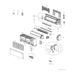 BOSCH Klimagerät CL3000iU W 26 E, Split Inneneinheit, 292x729x200, 2,6 kW... JUNKERS-7733701564 4062321296063 (Abb. 1)