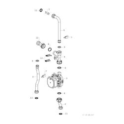 BOSCH Wohnungsstat. FLOW8000 F8001 50 MS gemischt, Aufputz, Edelstahl, 50 kW... JUNKERS-7735600579 4062321162566 (Abb. 1)