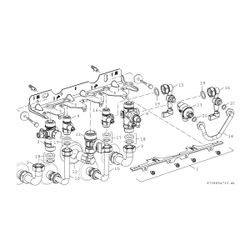 BOSCH Montage-Anschlussplatte Nr. 1661 für Kombigeräte... JUNKERS-7738110568 4051516740245 (Abb. 1)