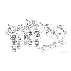 BOSCH Montage-Anschlussplatte Nr. 1660 für Kombigeräte... JUNKERS-7738110553 4051516740238 (Abb. 1)