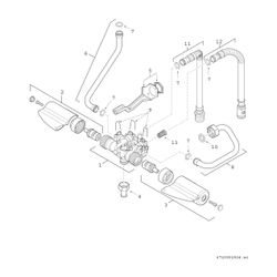 BOSCH Installationszubehör Nr. 1179 Set für Direktzapfung für Therm 4304... JUNKERS-7709003662 4010009162339 (Abb. 1)