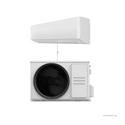Junkers Bosch Split-Klimagerät CL7000iU W 35 E Wandhängende Inneneinheit 3,4kW, Wei... JUNKERS-7733702578 4062321826451 (Abb. 1)
