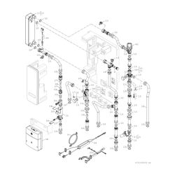 Junkers Bosch Wohnungsstation FLOW7002 45 HPS 45kW nachgeschaltete Wassererwärmung... JUNKERS-7735600755 4062321990329 (Abb. 1)