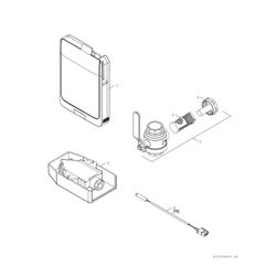 Junkers Bosch Luft/Wasser-Wärmepumpe Compress CS6800iAW 12 E Inneneinheit wandhänge... JUNKERS-8738212420 4062321641269 (Abb. 1)
