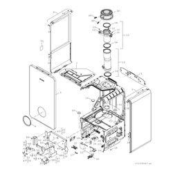 Bosch Hybridsystem, wandhängend Compress Hybrid CSH5800i G 30 P 23, mit Touch-Bedie... JUNKERS-7738101106 4062321881108 (Abb. 1)