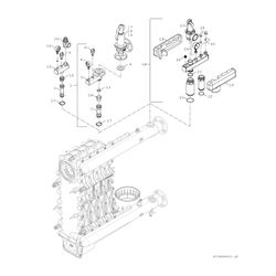 BOSCH Unterkomponente Kessel GC 7000 F Condens 7000 F - 300 H (rechts)... JUNKERS-8732909995 4057749403094 (Abb. 1)