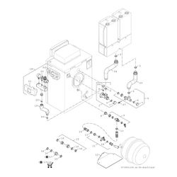 BOSCH Gas-Brennwertkessel, bodenstehend Condens GC7000F 22 23, 965x600x630, 22kW... JUNKERS-8738808144 4062321613785 (Abb. 1)