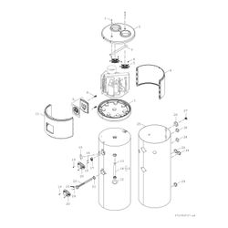 BOSCH Warmwasserwärmepumpe CS5001 DW 200 Compress 5000 DW, R513A... JUNKERS-7738340427 4062321590321 (Abb. 1)