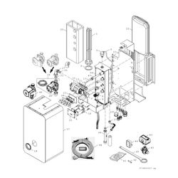 BOSCH Elektro-Heizkessel TH 3500 24 wandhängend, 756x467x303, 24kW, 6-stufig... JUNKERS-7738504987 4062321437299 (Abb. 1)