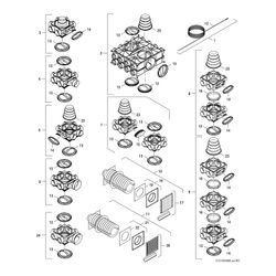 BOSCH Zub. dezentraler Lüftung CV 40 H/U Lüftungsregler mit Unterputznetzteil... JUNKERS-7735600365 4057749557186 (Abb. 1)